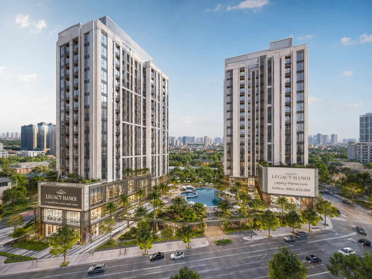 Phối cảnh Legacy Hà Nội - 132 Nguyễn Trãi