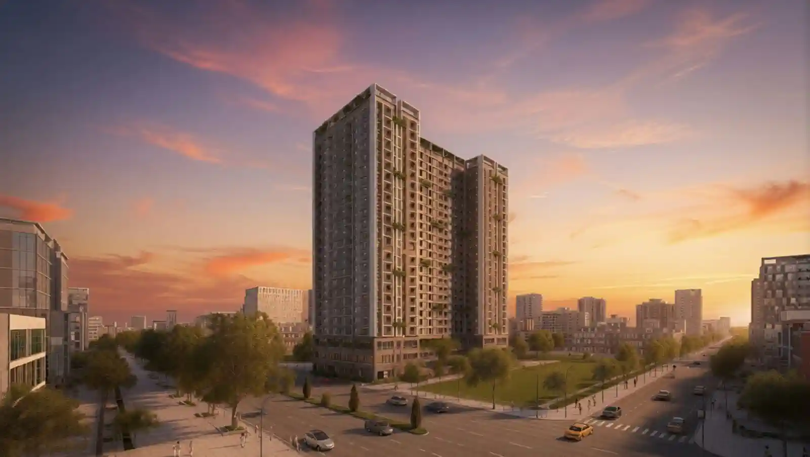 Phối cảnh dự án The Vistas Avenue tại Việt Hưng