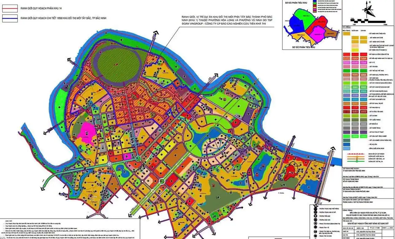 Quy hoạch cao tầng Vinhomes King Park
